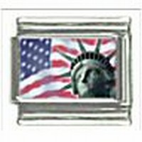 Vrijheidsbeeld m/ USA Vlag