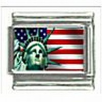 Vrijheidsbeeld  m/ USA Vlag
