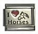 I Heart Horses (hartje rood) en hoofd