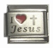 I Heart Jesus (hartje rood)  met kruis **NIEUW**